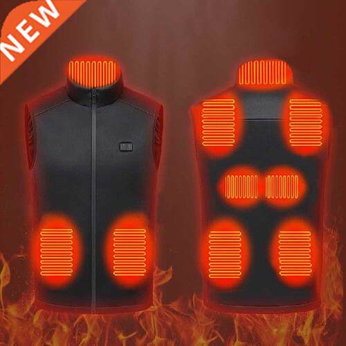 Electric Vest Heated Physiapy Body Warmer Men Women