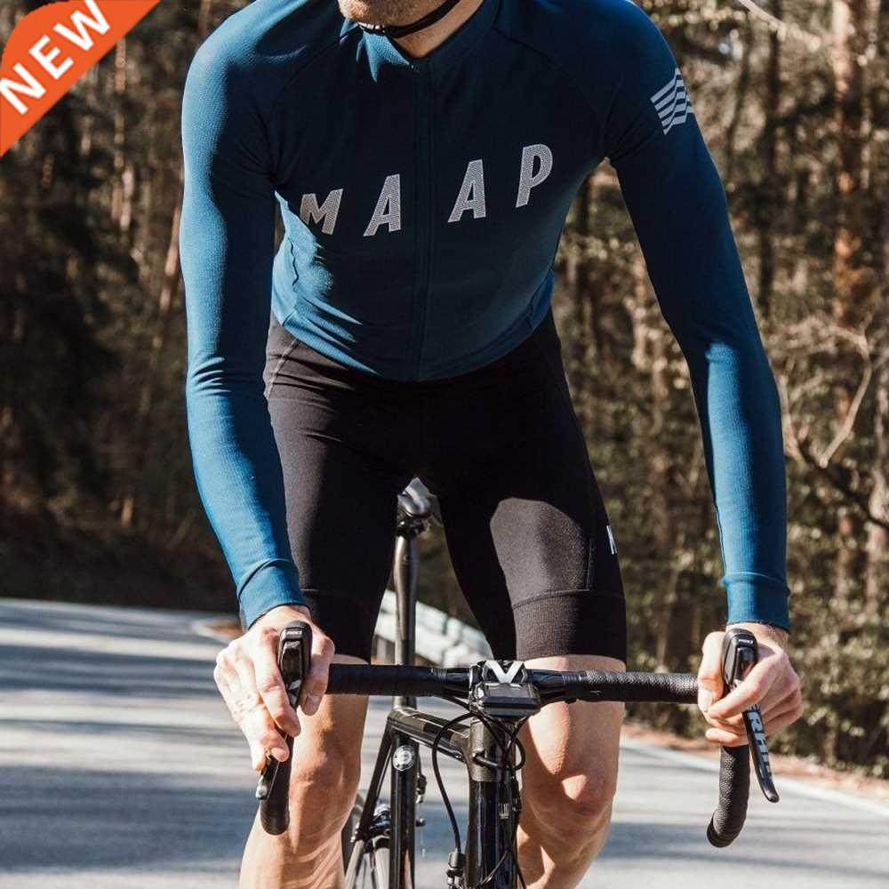 MAAP 2021 Spring Summer Men Long Sleeve Cycling Jersey Top Q图片