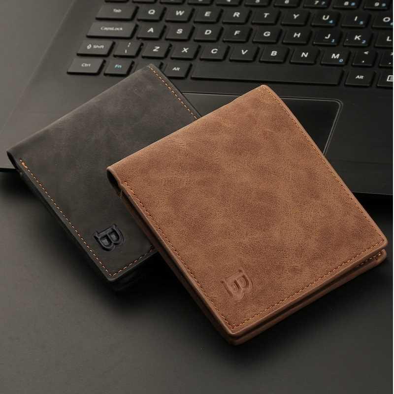 2022 New Retro Men Wallets Small Money Purses Wallets New De