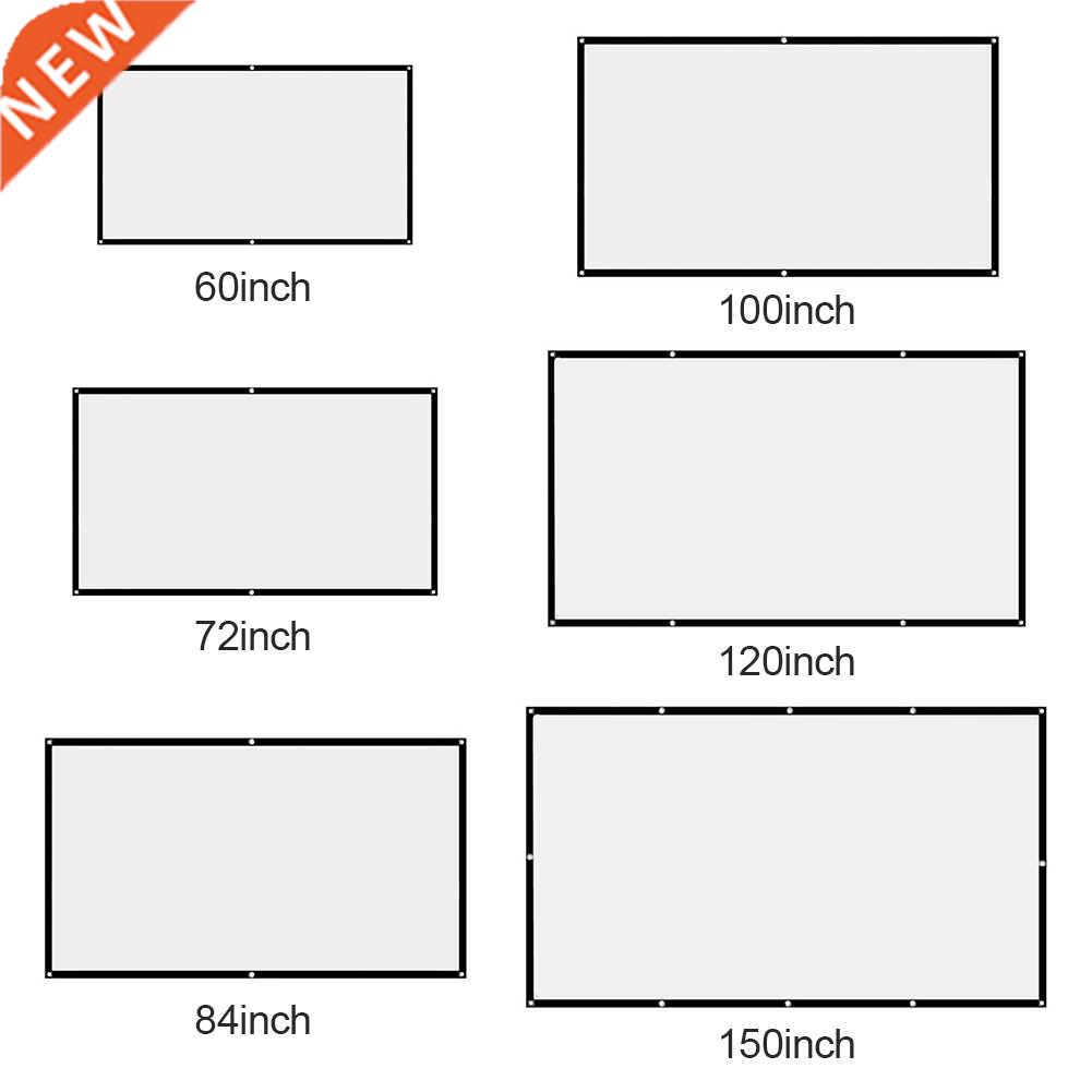 Simple Projector Curtain Home Set Display Projection Screen