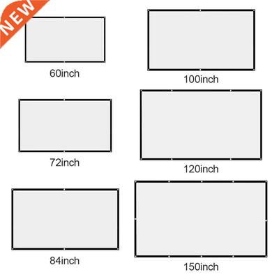Simple Projector Curtain Home Set Display Projection Screen
