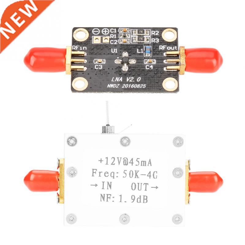 1 pcs RF Amplifier LNA Low Noise 50K-4G High Gain 25DB 0.8G