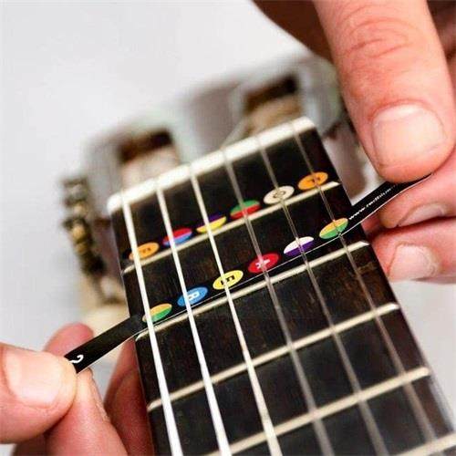 guitar fretboard notes map labels sticker fingerboard fret