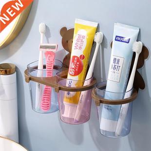 Bear Toothbrush Little Shaped Cartoon Holder Bathroom