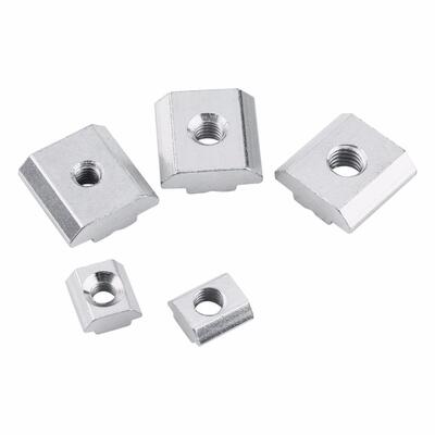 50pcs M4 M5 Nuts T Sliding Hammer Nut Block Square Nuts 2020