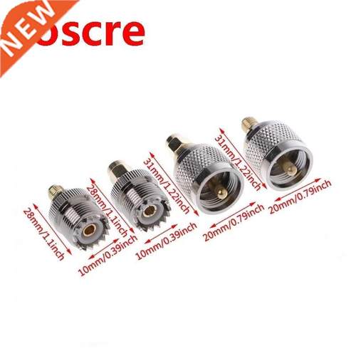 4 Pcs A13 Kit Adapter PL259 SO239 to SMA Male Female RF Conn
