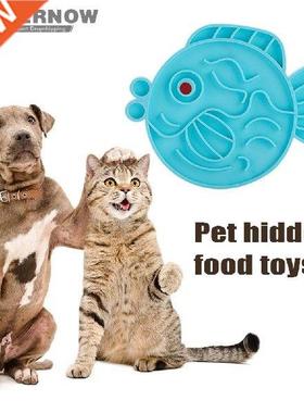 Pet Dogs Cats Slow Food Bowls Lick Mat Training Plate