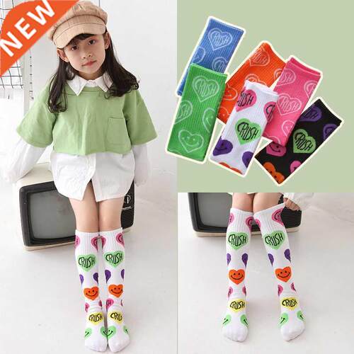 Spring Autumn warmer toddler girls keen high long Socks Lett