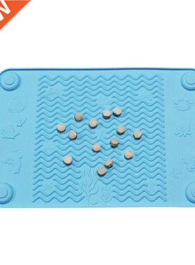 Solid Color Baby Safe Silicone Dining Plate Placemat Table