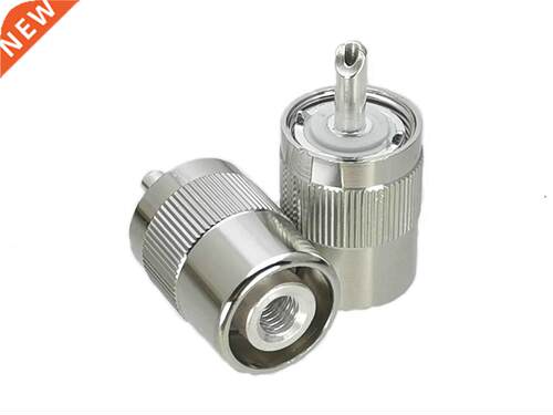 10Pcs Connector UHF PL259 Male plug Solder RG58 RG142 LMR195