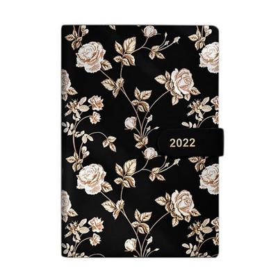 Planner - Weekly Monthly Planner,A5 Size Notepad Flower Diar