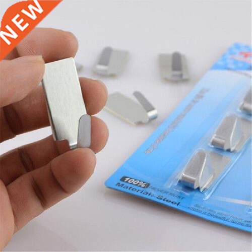 6pcs/set Stainless Steel Storage Hook Hanger For Kitchen