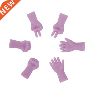 G6DA Gesture Shape Knitting Needle Caps 6 Pcs Needles