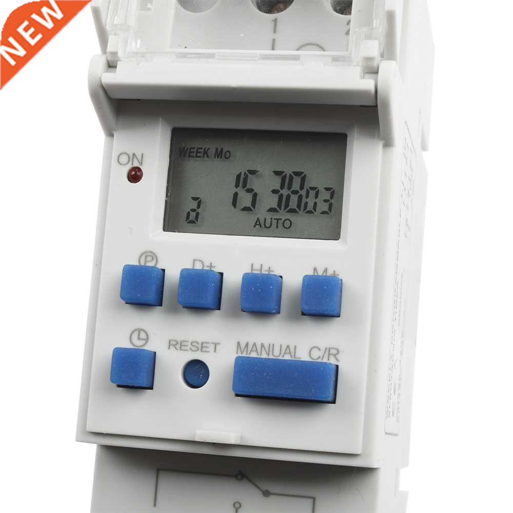 1Pc NewType 220V Digital LCD Power Timer Programmable Time S
