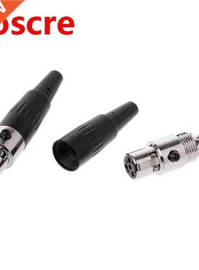High Quality Mini 3PIN/4PIN Female plug Mini XLR Microphone