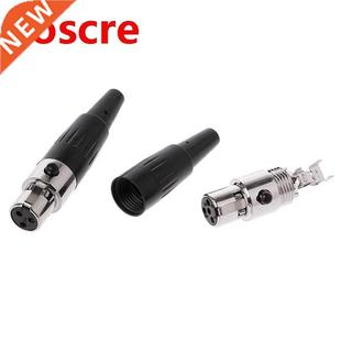 High Quality Mini 3PIN/4PIN Female plug Mini XLR Microphone