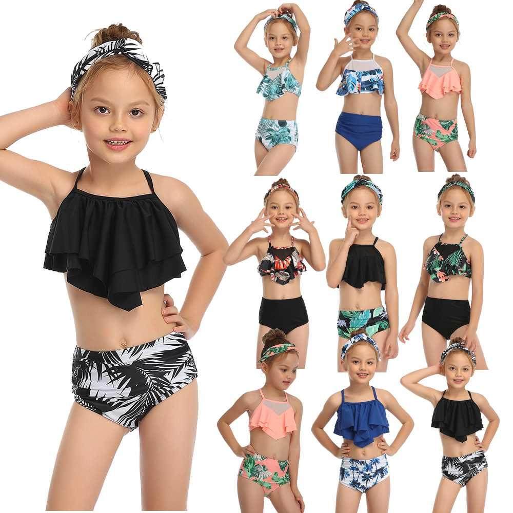 2022 Girl Swimsuit Two Pieces Children's Swimwear Swim Suits