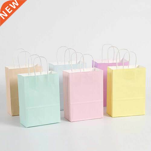 6 10 pcs Macaron Paper Bags Candy Gift Packaging Bags Kids U