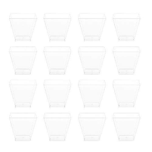 Cups Dessert Cup Square Oz Plastic 2 Clear Yogurt Parfait