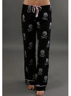 Halloween Skull Print Pants Woen Sweatpants Joggers Loose