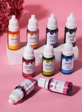 New 10ml Liquid Pigment for Lip Gloss Color Pigment Dyeing