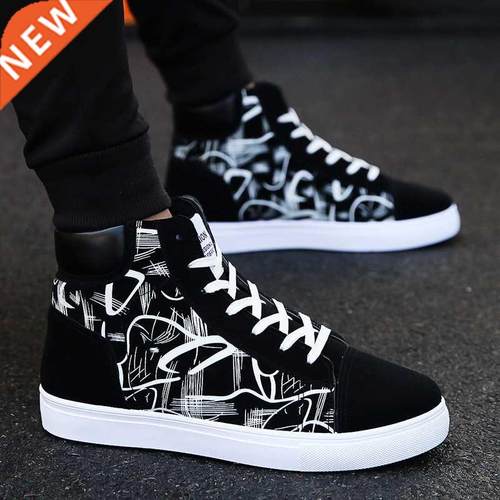 Fashion Men Shoes New Men Casual Shoes High Top Sneakers Men