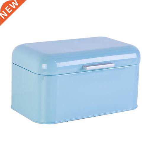 Home Office Metal Storage Box Bread Shape Large Capacity Con