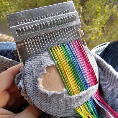 5 Sizes Antique Original Speedweve Type, Small Loom Mende