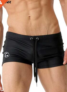 GANYANR Brand Sexy Men Swimwear Brazilian Classic Cut Swimsu