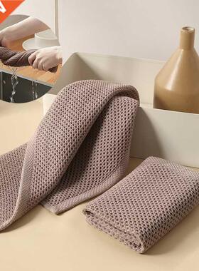 2/3/4PCS/SET Cotton Absorbent Rags Hand Towels Non-Stick