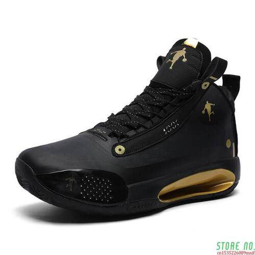 Fashion Comfortable High Top Basketball Shoes Men Cushioning