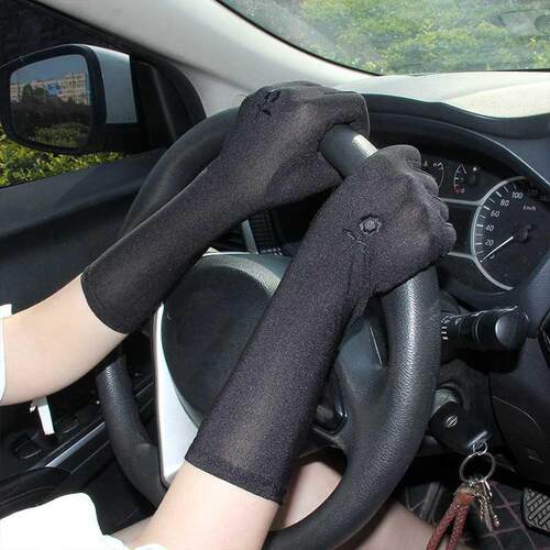 2020 Summer New Touch Screen Gloves Women Elastic Driving Su