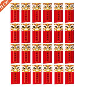 24 Pcs Chinese Red Envelopes, Year of the Tiger Hong Bao Luc