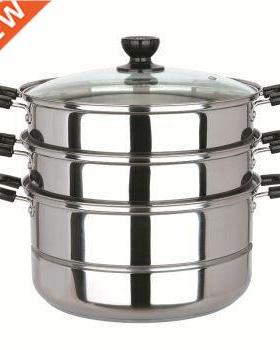 Three Layer Stainless Steel Double Bottom Boiler Steamer