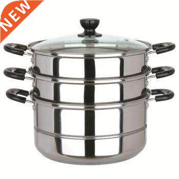 Three Layer Stainless Steel Double Bottom Boiler Steamer