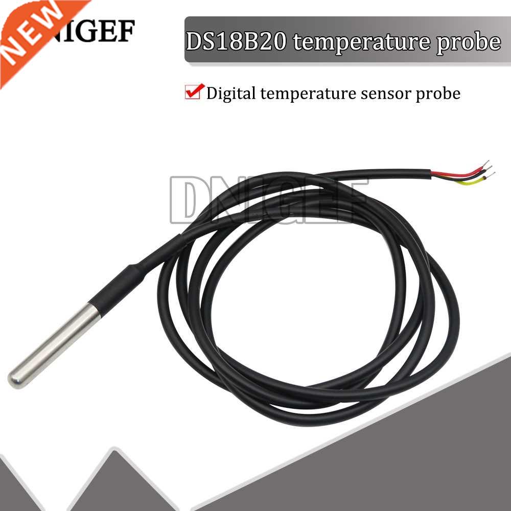 1PCS DS1820 Stainless Steel Package Waterproof DS18B20 Tempe