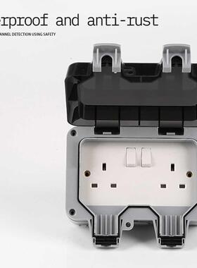 IP66 Weatherproof Waterproof Outdoor Wall Power Socket 16A
