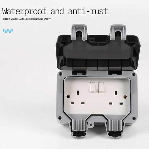 IP66 Weatherproof Waterproof Outdoor Wall Power Socket 16A