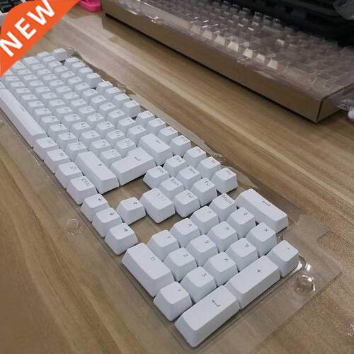 Free shipping 104 Keycaps Russian Translucent Backlight Keyc
