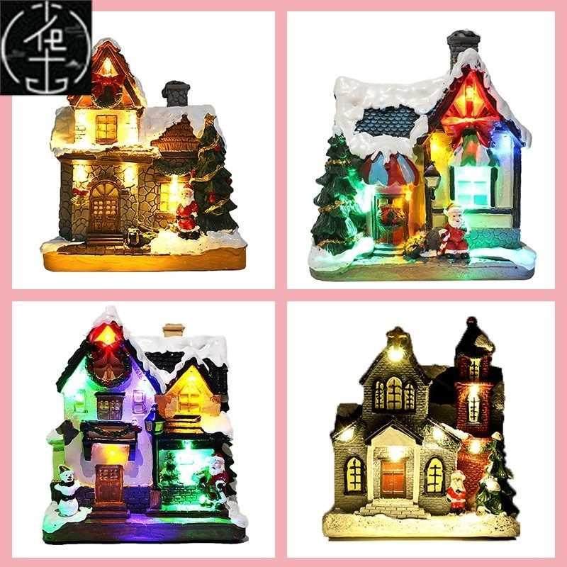 Christmas decorations led lantern house Christmas luminous c