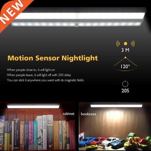 Sensor Under LED Motion Wardrobe Bed Cupboard PIR Lamp