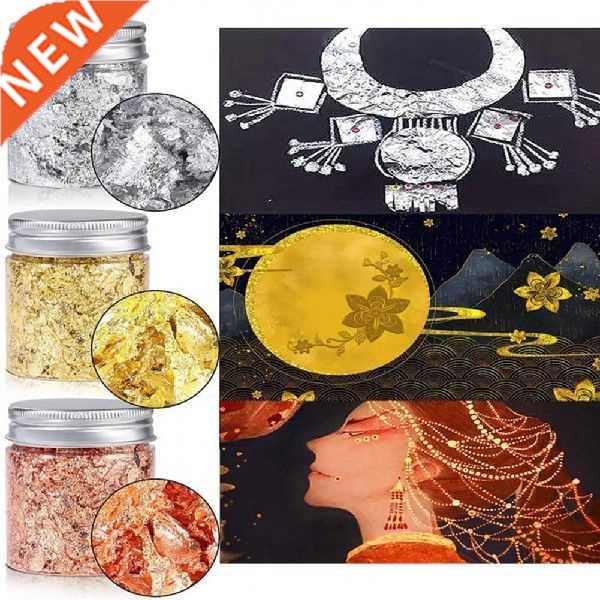 1 Bottle Foil Paper Shiny Nail Foil Women Nail Imitation