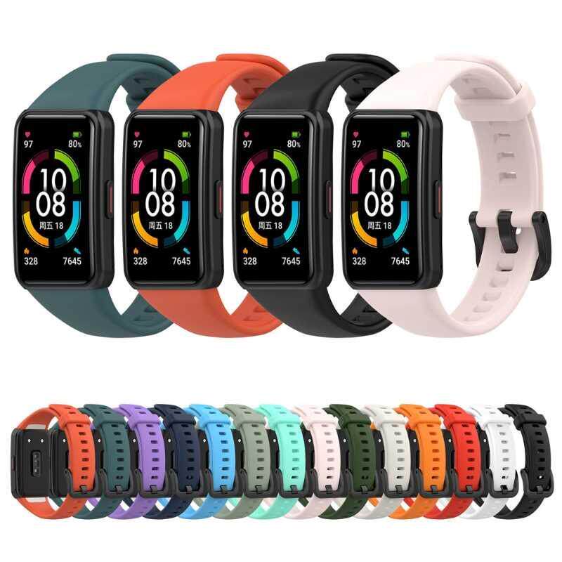 Colors Bracelet for HUAWEl Band 6 Sport Strap watch Silicone