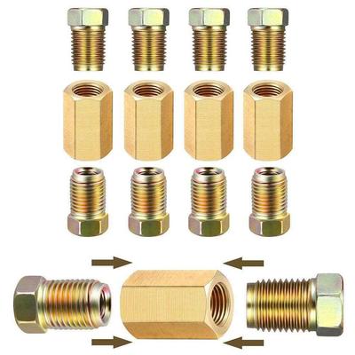 Brake Fittings Brass Inverted Pipeline Accessories Flare Uni