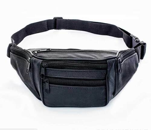 2022 New Hot Style Men Leather Casual Fanny Pack Waist Belt