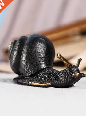 Smulaton Anmal Black Snal Desktop Ornaments Creatve