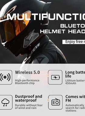 Multifunction Helmet Intercom Stereo Device Headsets Bluetoo