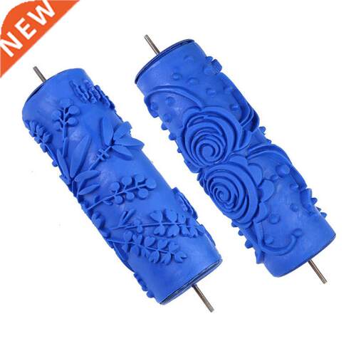 Embossed Paint Roller 4 Texture Paint Brush Imitation Wood M