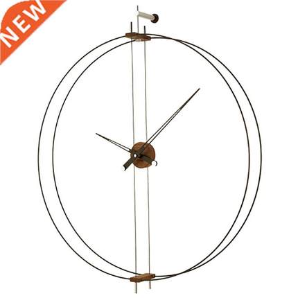 Spain Luxury Wall Clock Modern Metal Living Room Large Wall