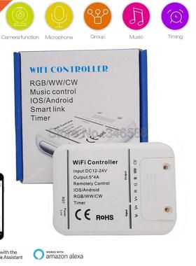 RGB+CCT 5 Channel LED Strip WiFi Controller Musi